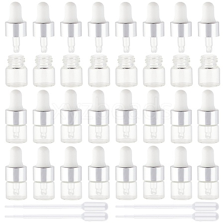 1ml Glass Dropper Bottles MRMJ-AR0001-01-1