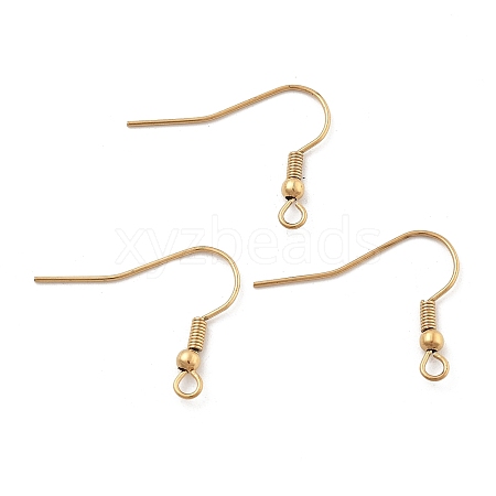 304 Stainless Steel Earring Hooks STAS-E149-02G-01-1