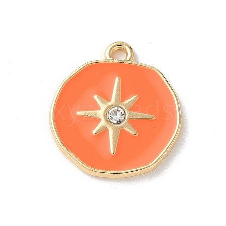 Alloy Enamel Pendants FIND-D276-02B-1