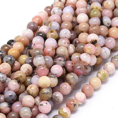 Natural Pink Opal Beads Strands G-O201A-16A-1