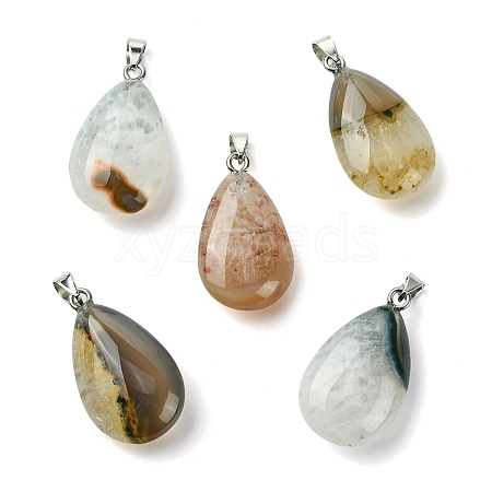 Natural Agate Pendants GG-K002-09D-1