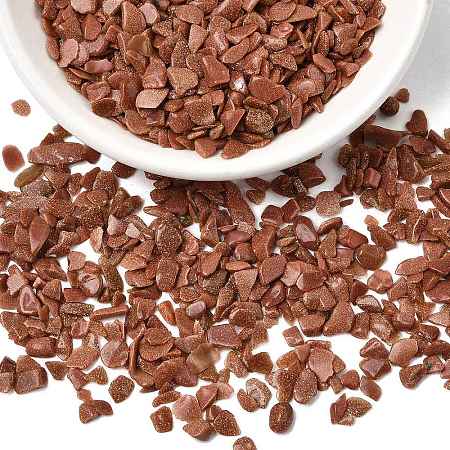 Synthetic Goldstone Beads G-O103-06-1