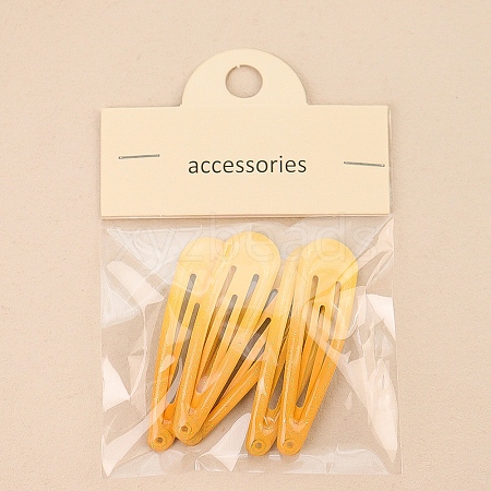 5Pcs Alloy Snap Hair Clips for Girl PW-WG7A713-01-1