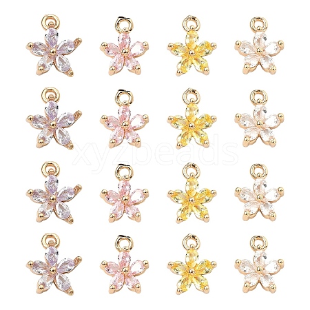 10Pcs Brass Charms KK-YW0004-05-1