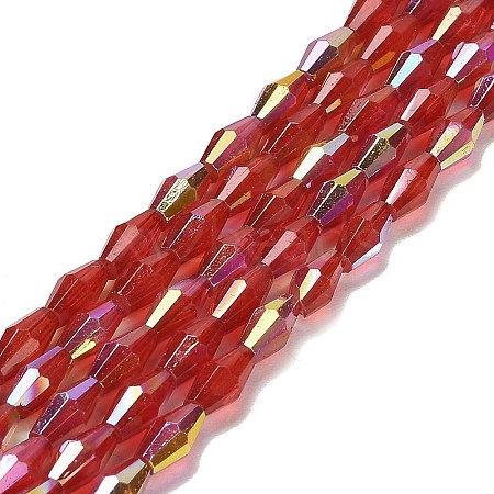 Baking Painted Glass Beads Strands DGLA-D001-01A-1