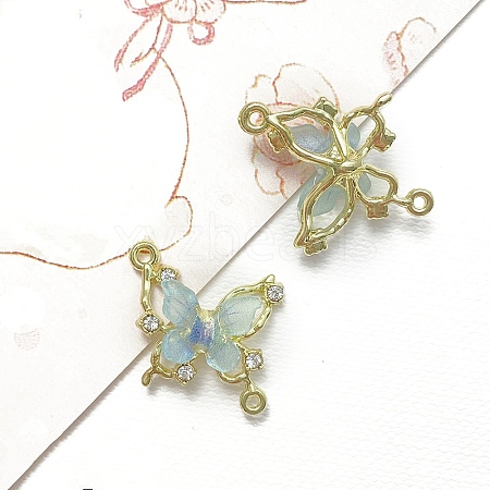 Butterfly Golden Alloy Pendants PW-WGA9A20-04-1