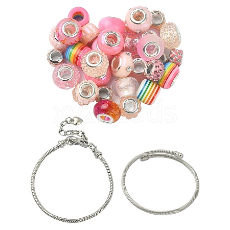 DIY European Style Bracelet Making Kits DIY-YW0008-12A-1