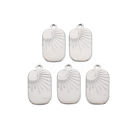 Non-Tarnish 201 Stainless Steel Pendants STAS-S119-147P-1