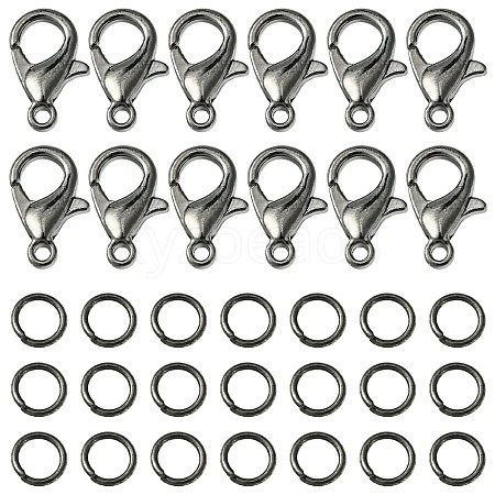 50Pcs Zinc Alloy Lobster Claw Clasps FIND-YW0003-98B-1