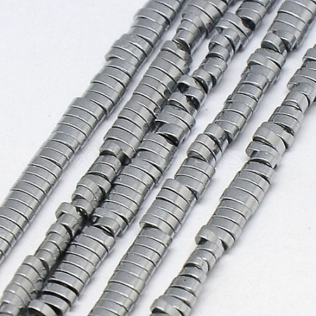 Electroplate Non-magnetic Synthetic Hematite Beads Strands G-J167-07-1