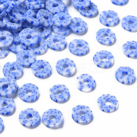 Handmade Polymer Clay Beads CLAY-S095-B001-1