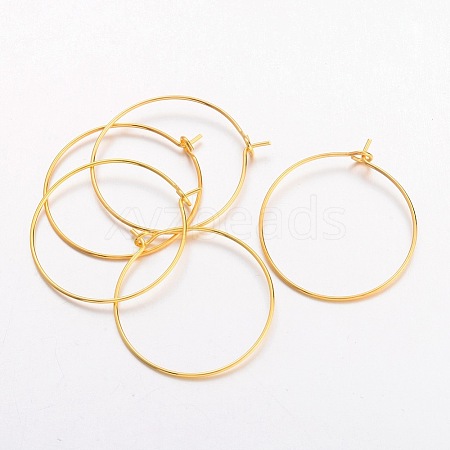 Brass Wine Glass Charm Rings LS-EC067-2G-1