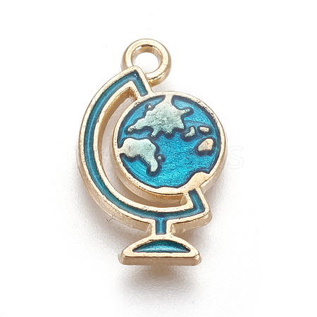 Alloy Enamel Pendants ENAM-N047-L01-1