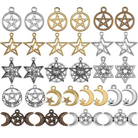 70pcs 14 style Alloy Pendants FIND-SZ0001-15-1