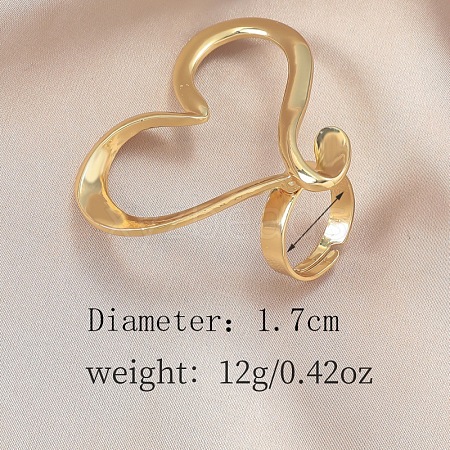 Exaggerated French Alloy Finger Rings for Women VT2339-13-1