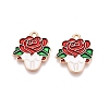 Valentine's Day Theme Alloy Enamel Pendants ENAM-T020-50H-01-1