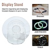 Organic Glass Bracelets/Bangles Display X-BDIS-N002-01-4