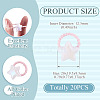 10Pcs Plastic Girls Hair Accessories OHAR-TAC0011-001B-4