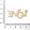 Alloy Crystal Rhinestone Word LOVE Connector Links Charms FIND-M052-09G-NR-3