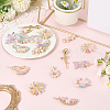 4 Bags 2 Styles Alloy & Resin Clip Hair Barrettes PHAR-SC0001-005-3
