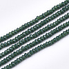 Opaque Solid Color Glass Beads Strands GLAA-S178-12A-11-1