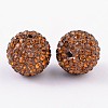 Grade A Rhinestone Pave Disco Ball Beads RB-Q101-7-2