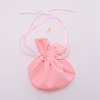 Velvet Jewelry Bags with Drawstring & Plastic Imitation Pearl X-TP-CJC0001-03G-2