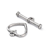 Non-Tarnish 304 Stainless Steel Toggle Clasps STAS-A092-08B-P-2