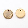 Dyed Flat Round Coconut Charms COCO-N001-02C-15mm-2