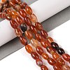 Natural Agate Beads Strands G-Q194-B01-01J-2