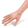 Natural Kunzite Stretch Beaded Bracelets X-BJEW-JB05929-03-4
