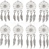  16Pcs 4 Style Tibetan Style Alloy Big Pendants FIND-NB0002-36-1