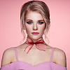 1Pc Gauze Bowknot Fabric Choker Necklaces for Women NJEW-CP0001-06A-7