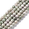 Natural Peace Jade Beads Strands X-G-G905-07-6MM-1