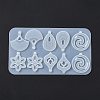 DIY Vortex & Teardrop & Flower & Fan Pendant Silicone Molds SIMO-H008-03-5