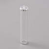 Transparent Glass Bottle Pendants GLAA-WH0039-03S-1