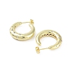Rack Plating Brass Micro Pave Cubic Zirconia Studs Earrings EJEW-B047-05G-09-2