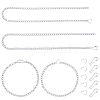 Unicraftale DIY 304 Stainless Steel Chain Garment Decoration Making Kits DIY-UN0002-39P-1