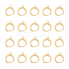 DICOSMETIC 20Pcs Brass Hoop Earrings KK-DC0002-99-1