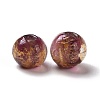 Handmade Gold Foil Lampwork Glass Beads FOIL-E003-02B-2