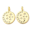 Brass Micro Pave Cubic Zirconia Pendants X-KK-Q809-06G-1