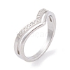 304 Stainless Steel Finger Ring for Women RJEW-C086-14-P-1