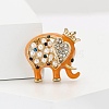 Elephant Alloy Enamel Pins PW-WGCB93E-01-2