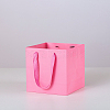 Solid Color Kraft Paper Gift Bags with Ribbon Handles PAAG-PW0001-103A-04-1
