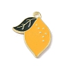 Golden Plated Alloy Enamel Pendants FIND-M015-01G-B-1