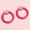 Alloy Enamel Spring Gate Rings PW-WG74BFF-09-1