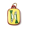 Printing 304 Stainless Steel Pendants STAS-K304-13D-G-1