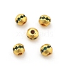 Brass Micro Pave Cubic Zirconia Beads KK-R216-08G-03-1