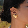 Light Gold 304 Stainless Steel Stud Earrings EJEW-K257-03A-KCG-4