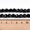 Natural Obsidian Beads Strands G-T139-8mm-50-5